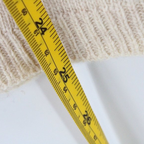 Mo:vint Pencil Skirt Womens Beige Striped Knit Stretch Medium M New With Tags - Picture 9 of 9